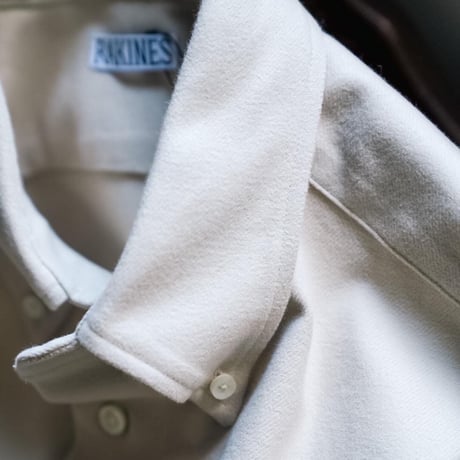 RAKINES Cotton work flannel B.D. shirt