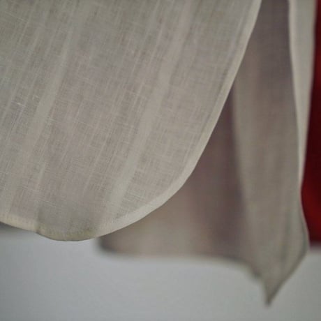 MAATEE&SONS Ex. 秘蔵LINEN WOVEN STRIPE PULL-OVER SHIRTS