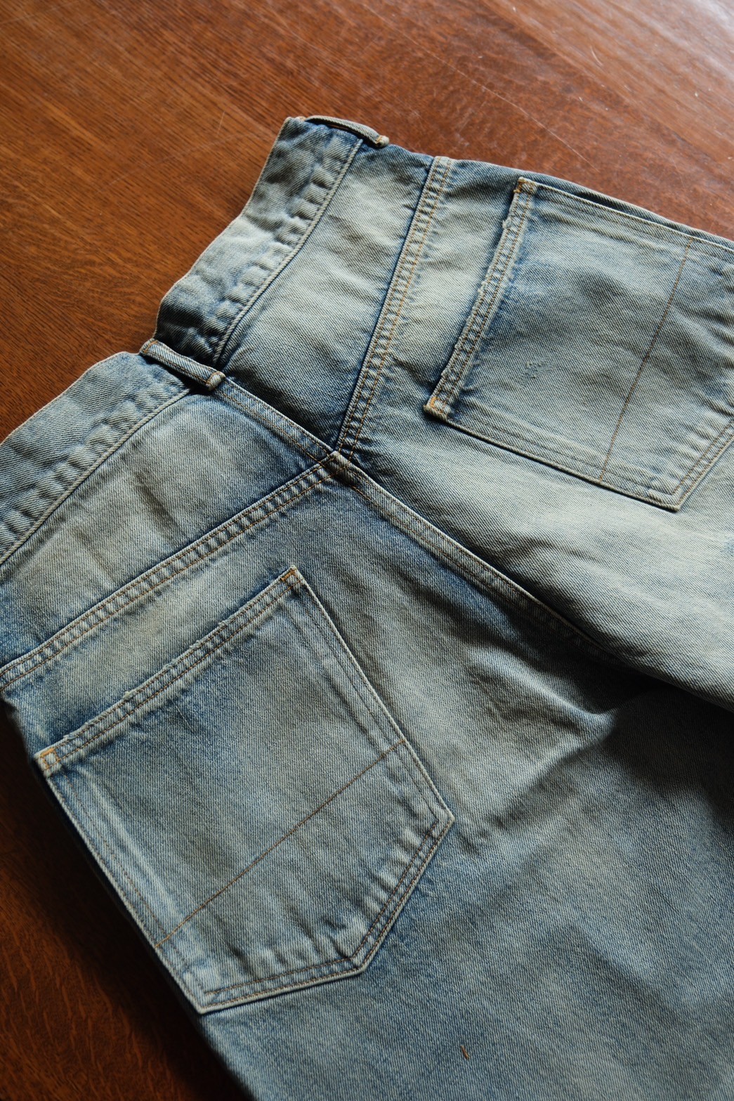 ANCELLM AGING SELVEDGE TAPERED 5P DENIM PANTS | ANCELLM AGING SELVEDGE TAPERED 5P DENIM PANTS |