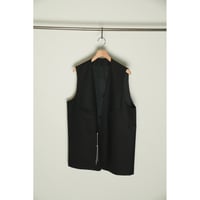 LEA BOBERG D.W. VEST - BRITISH WOOL CREPE