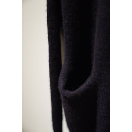 MAATEE&SONS Ex. CASHMERE SHAGGY 2 N/B CARDIGAN