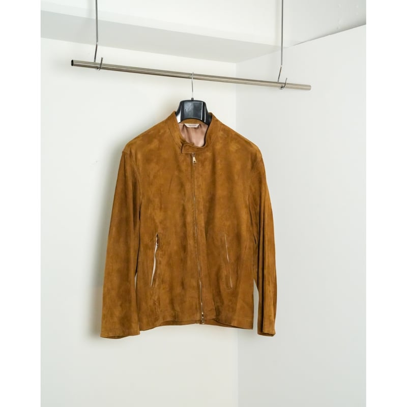 Ardennes Matteo スウェードレザーシングルライダースジャケット New Brand 