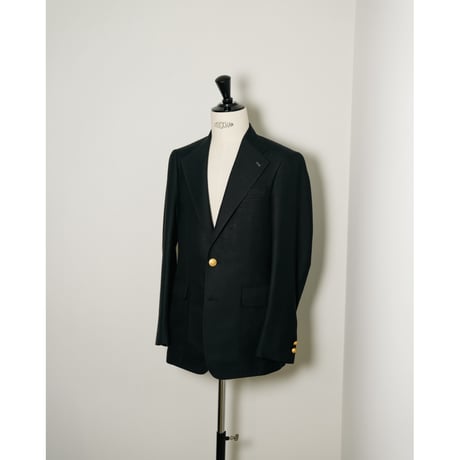 MAATEE&SONS Ex. HARD TWISTED SILK SINGLE BLAZER