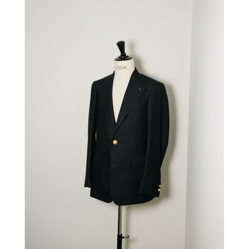 MAATEE&SONS Ex. HARD TWISTED SILK SINGLE BLAZER