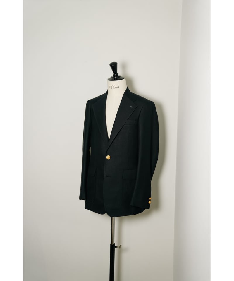 MAATEE&SONS Ex. HARD TWISTED SILK SINGLE BLAZER