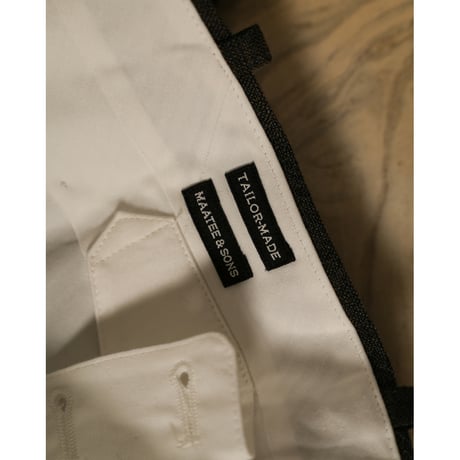 MAATEE&SONS SET UP TROUSER 2 "杢GLEN"