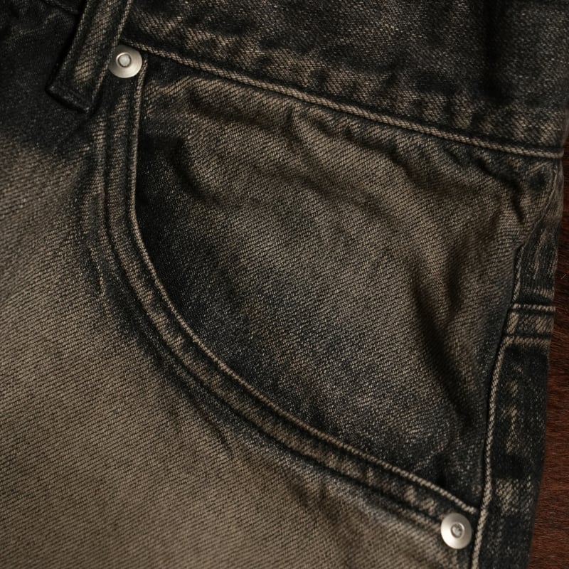 ANCELLM AGING WIDE DENIM 5P PANTS | MusterWerk