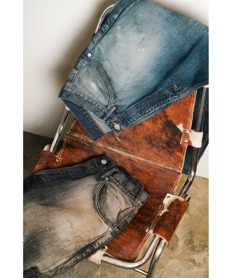 パンツ ancellm AGING WIDE DENIM 5P PANTS ANCELLM AGING WIDE DENIM 5P PANTS – unexpected store