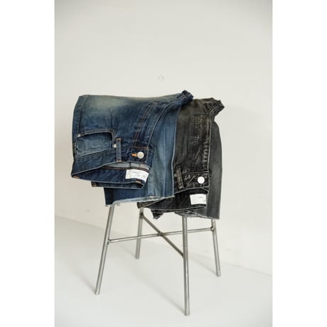 ANCELLM #07 SLIM STRAIGHT 5P DENIM PANTS