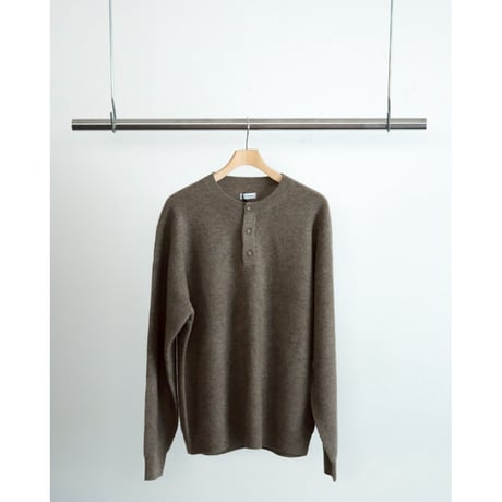 WALENODE  innocent YAK Henley-neck sweater
