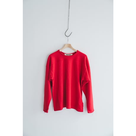 slopeslow  Cotton/Linen Light French terry Crew Neck