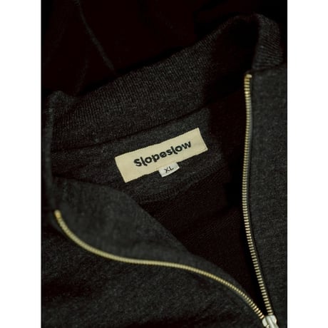 Slopeslow Ex.WOOL FRENCH TERRY FULL ZIP HOODIE