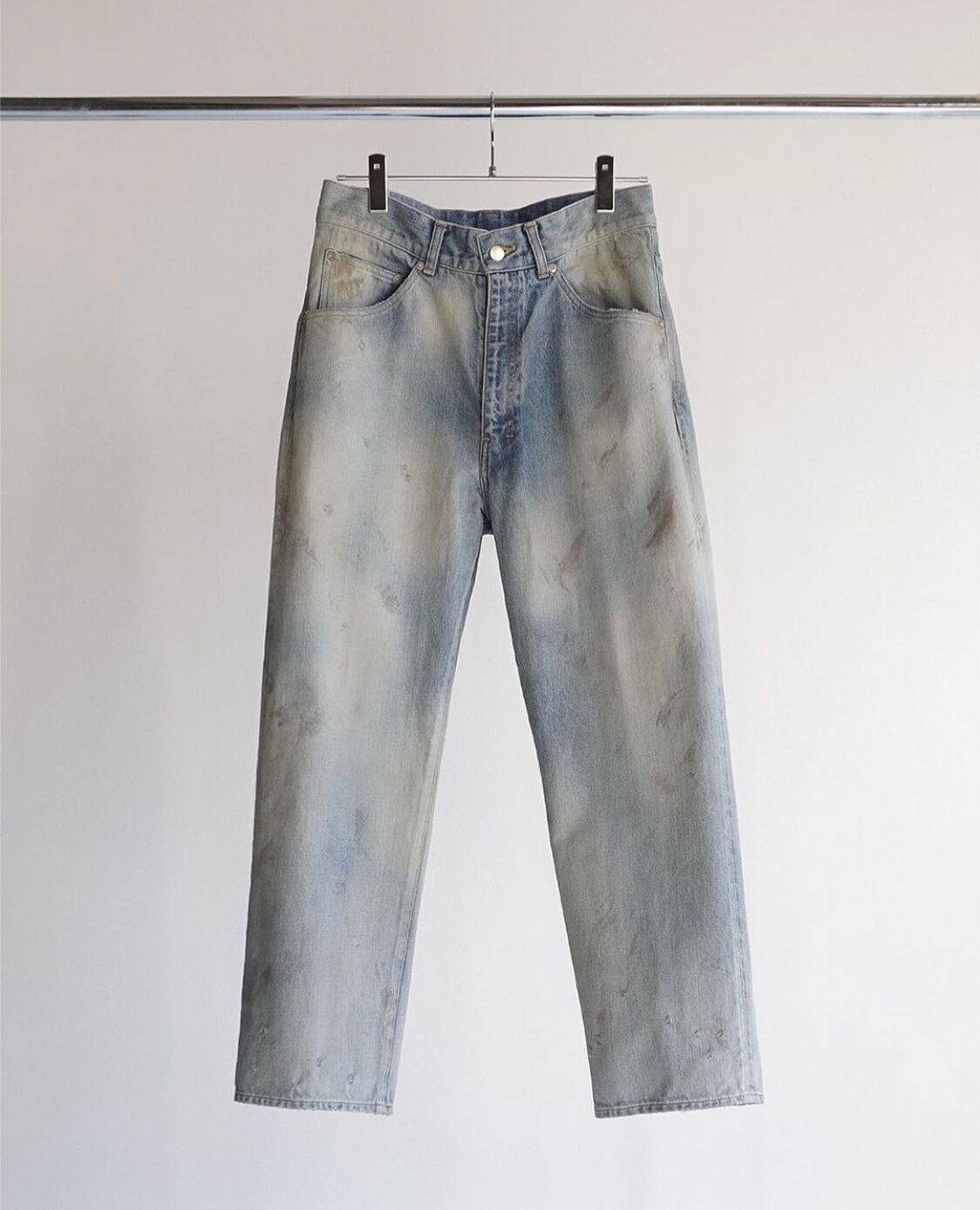 ANCELLM SELVEDGE DENIM STRAIGHT 5P PANTS | Must
