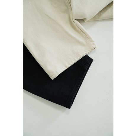 The CLASIK "SOFT COTTON SILK DENIM" WIDE LEG JEANS