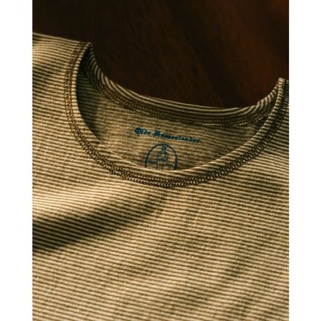 Olde Homesteader "YOUTH" MOIRE STRIPE JERSEY SLEEVELESS