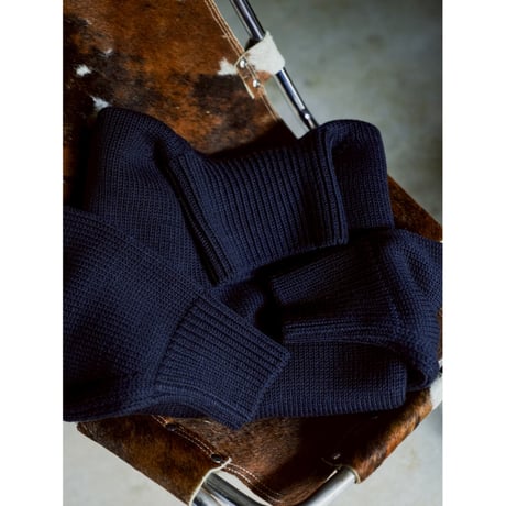 Olde H & Daughter WOOSTED WOOL TURTLE NECK P/O