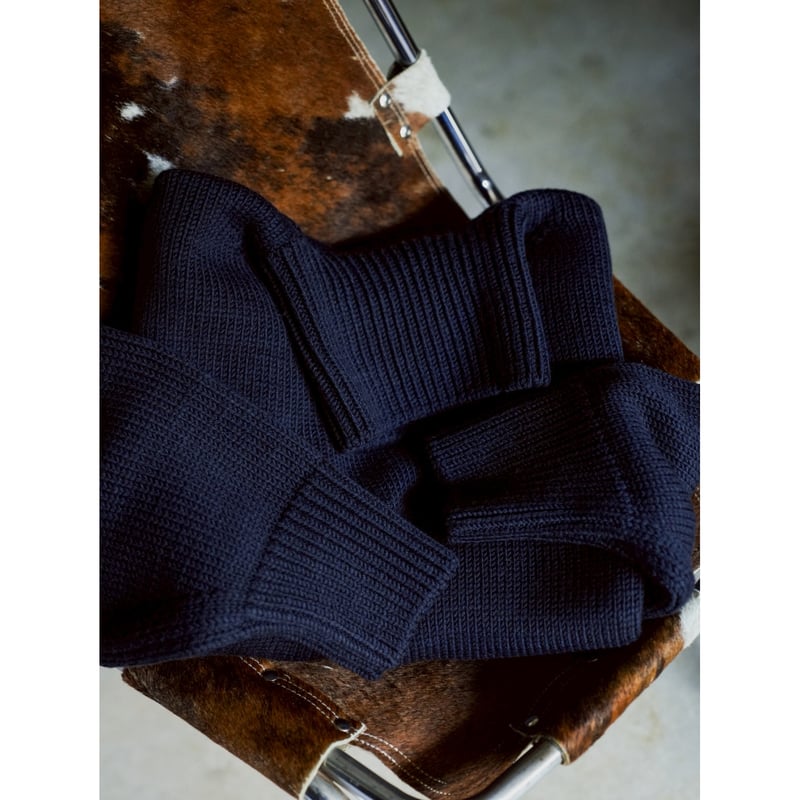 Olde H & Daughter WOOSTED WOOL TURTLE NECK P/O