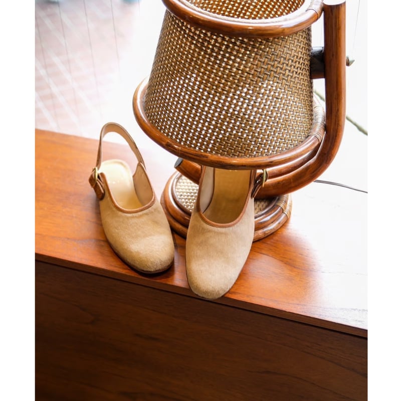 Post Production Ex. Hair Calf Face Sandal | Mus