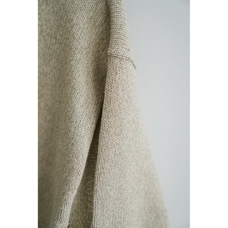 Olde H & Daughter SILK COTTON  BOAT NECK/HALF ZIP/CARDIGAN