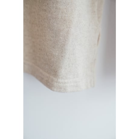 slopeslow  Cotton/Linen Light French terry Crew Neck