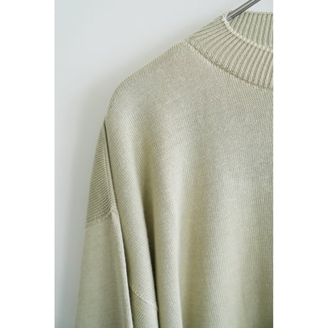 Olde H & Daughter SILK PLAIN STITCH CREW NECK P/O