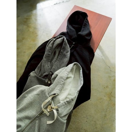 Slopeslow Ex.WOOL FRENCH TERRY FULL ZIP HOODIE