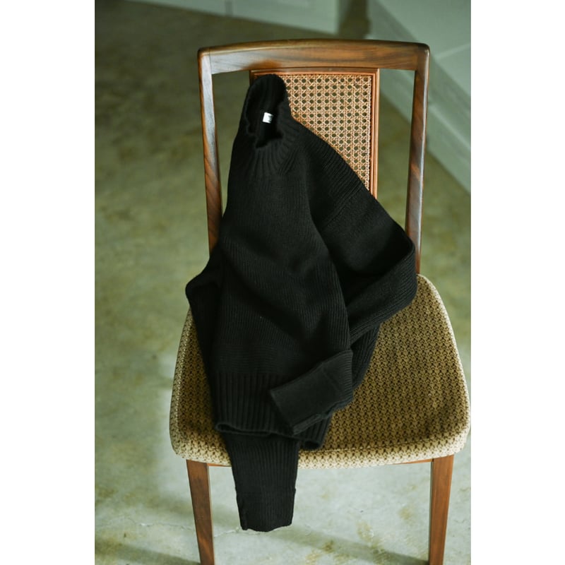 MAATEE&SONS LAMB-和紙 ARMY SWEATER | MusterWerk