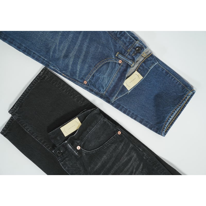 cantate Denim Tapered Trousers (VINTAGE WASH) |
