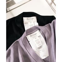 Olde H & Daughter SILK PLAIN STITCH CARDIGAN