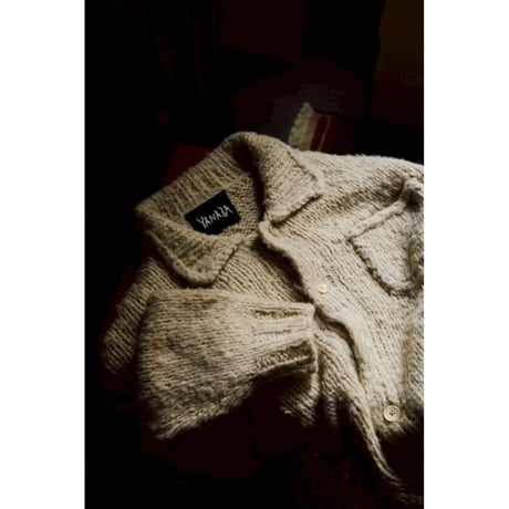 YANABA "ARRON" POLO NECK CARDIGAN