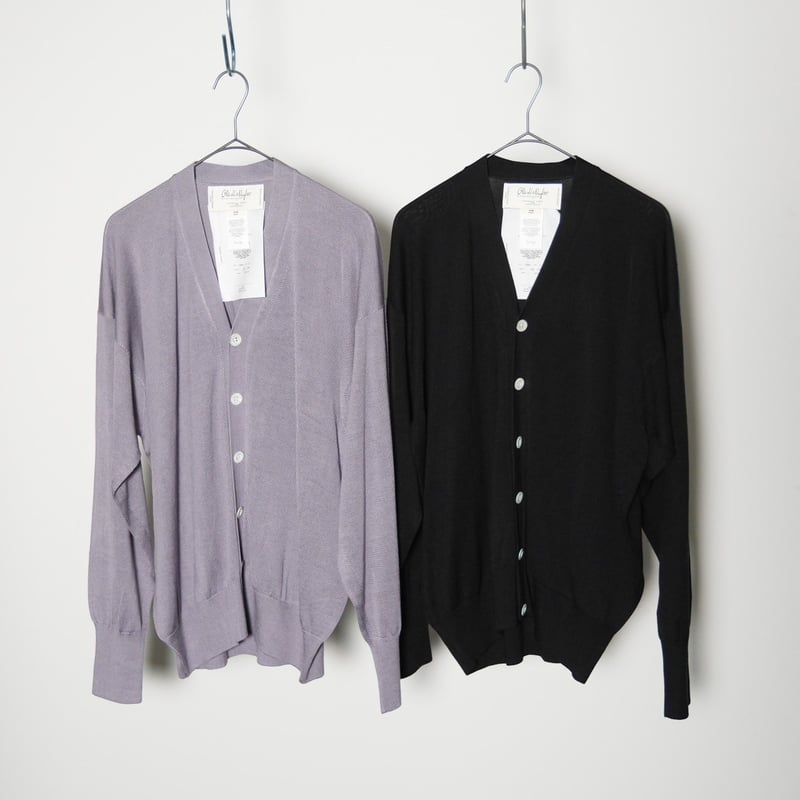 Olde H & Daughter SILK PLAIN STITCH CARDIGAN |