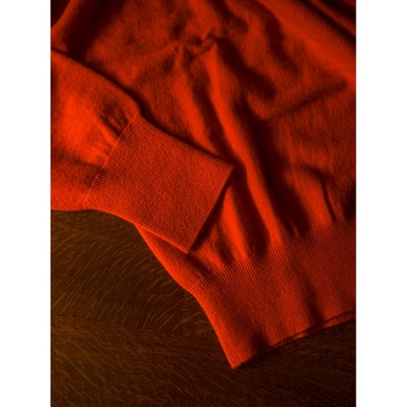 Olde H & Daughter AGED CASHMERE PLAIN STITCH CREW NECK P/O