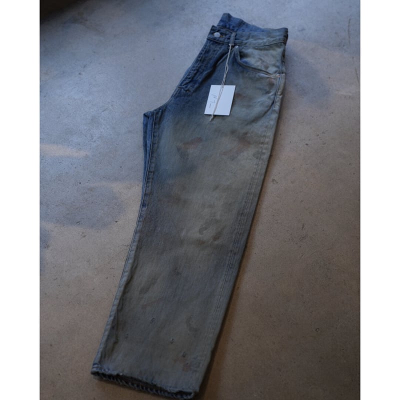 ANCELLM SELVEDGE DENIM STRAIGHT 5P PANTS | Must