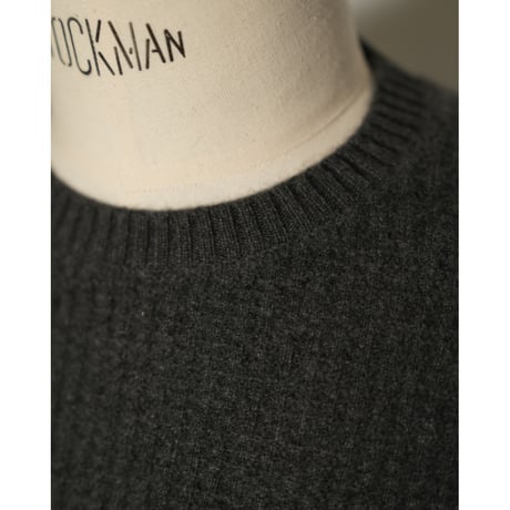 MAATEE&SONS BABY CASH WAFFLE SWEATER