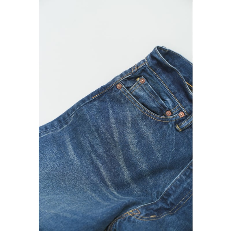 cantate Denim Flare Trousers (VINTAGE WASH) | M