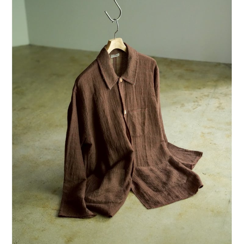 MAATEE&SONS GUPTA WOOL W FACE COVERALL | Muste