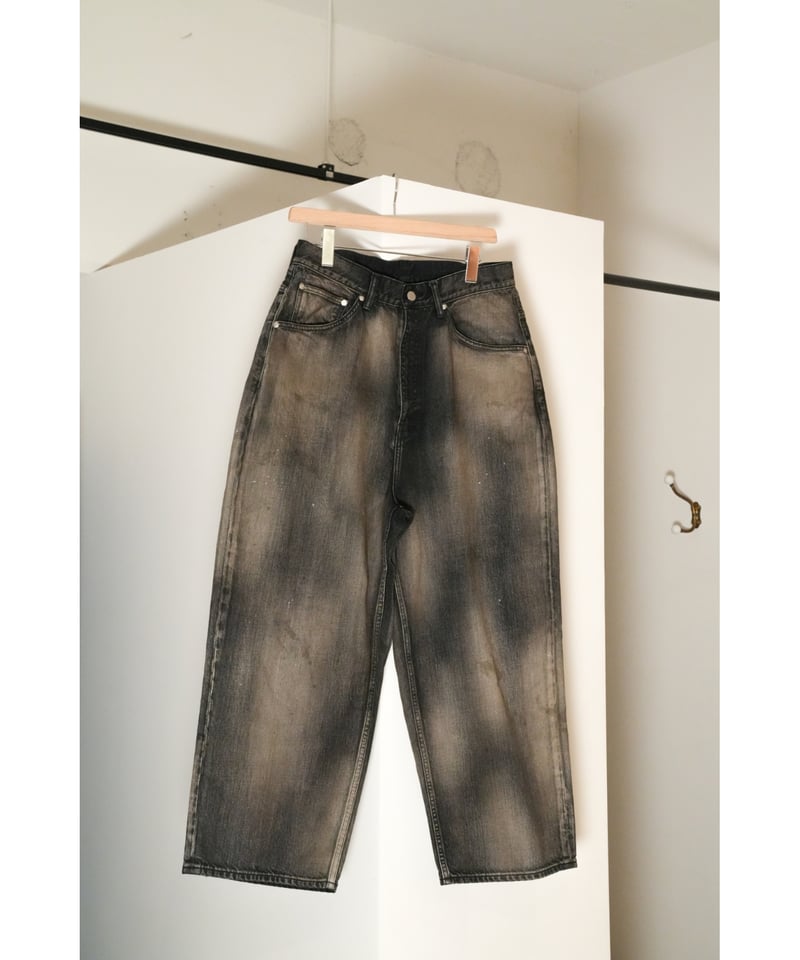 ANCELLM AGING WIDE DENIM 5P PANTS | MusterWerk