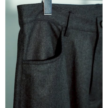 nonnotte "Shadow Herringbone" 5 Pockets Trousers