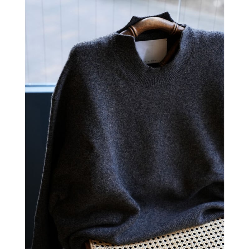 nonnotte SLIT CREW NECK PULLOVER | MusterWerk