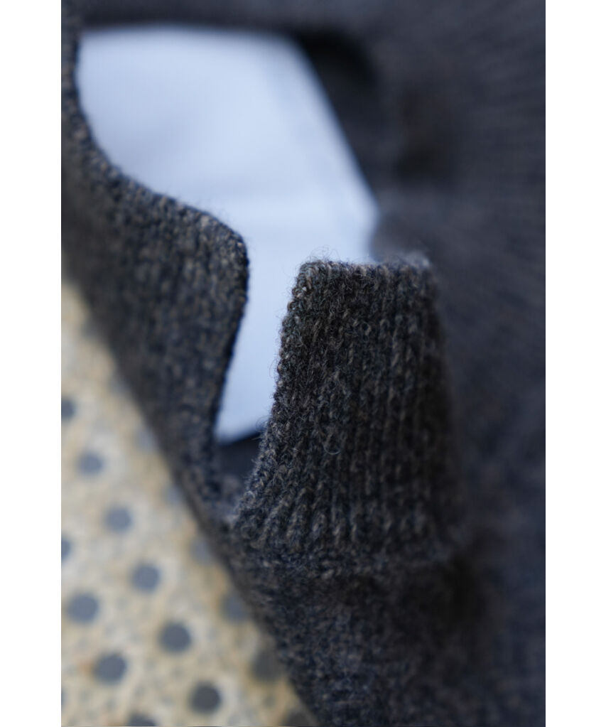 nonnotte SLIT CREW NECK PULLOVER | MusterWerk