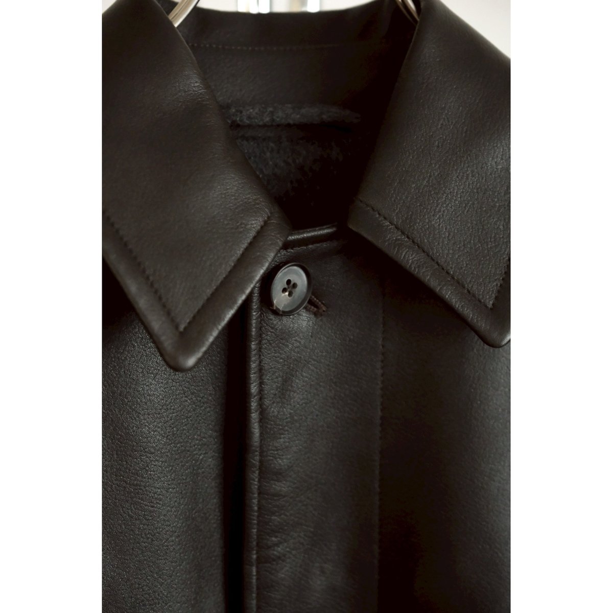 MAATEE&SONS SPANISH LAMB 裏カシミヤ LEATHER HALF COA