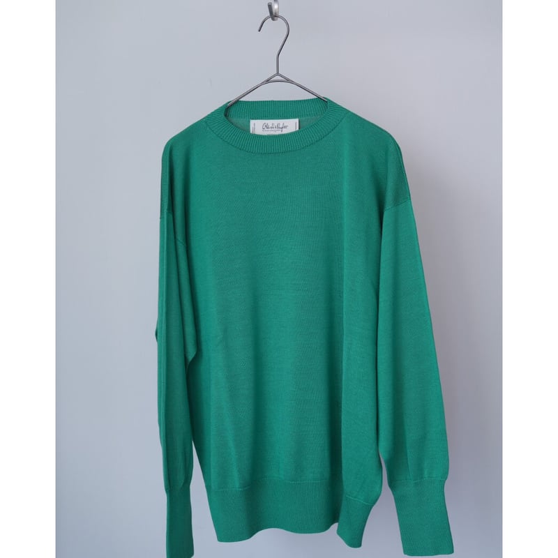 Olde H & Daughter SILK PLAIN STITCH CREW NECK P