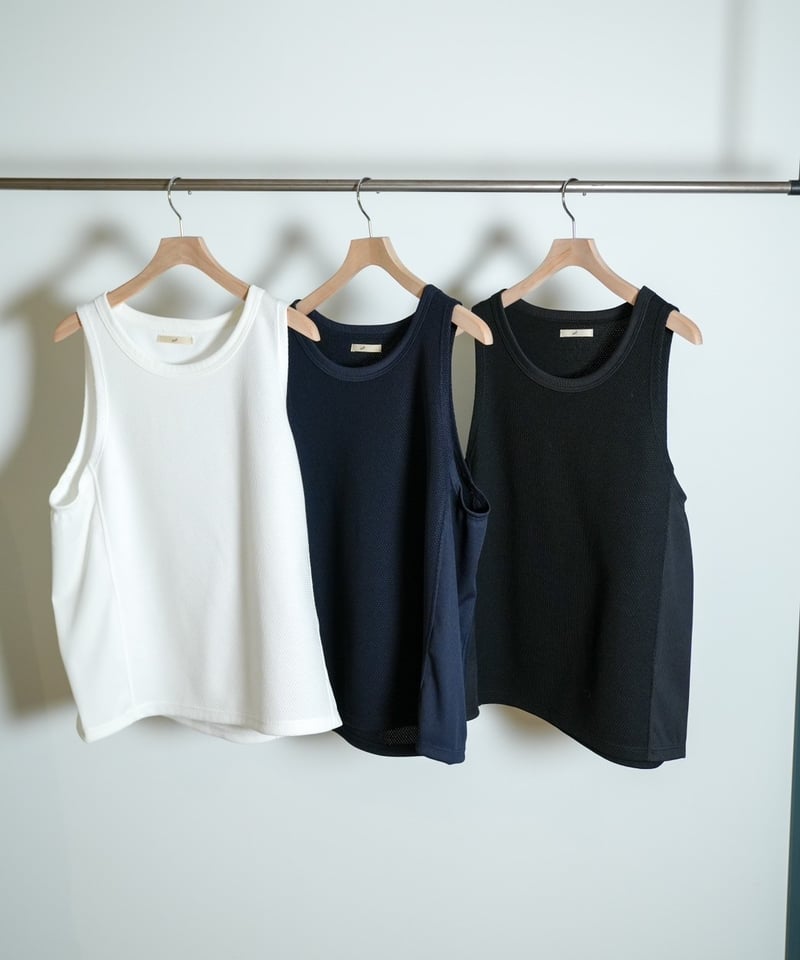受注】mill Ex. THERMAL MESH TANK TOP | MusterWerk 受注】mill Ex. THERMAL MESH TANK TOP | MusterWerk