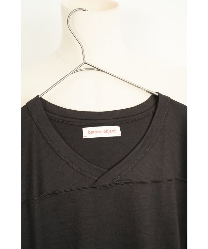 トップス barbell object bo ns top Brown barbell object / bo ns top 