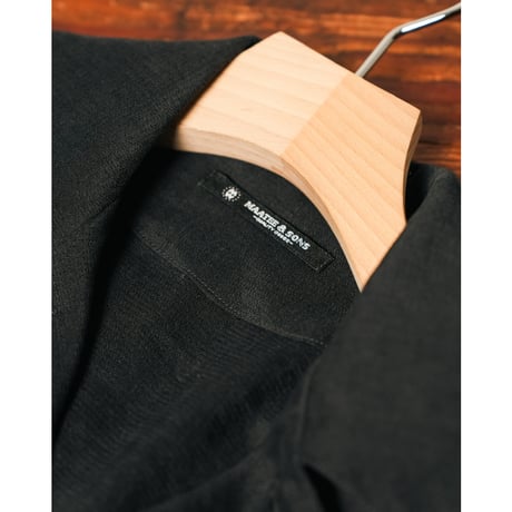 MAATEE&SONS "LINEN SILK二重織り" SHIRT JACKET