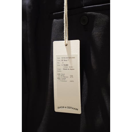 MAATEE&SONS Ex. FOREVER SLACKS STRAIGHT LEGG -April-
