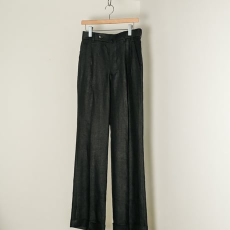 THE CLASIK LINEN HEMP TWILL TROUSERS