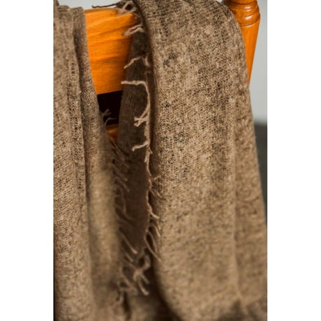 YANABA "RAFAEL" All-around Fringe Stole