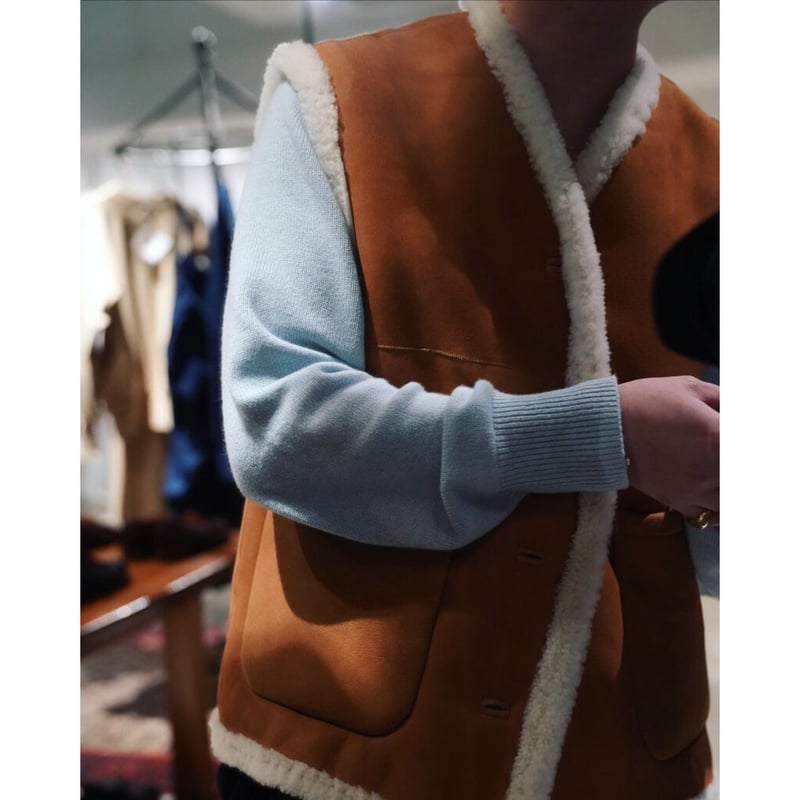 MAATEE&SONS Ex. LACAUNE MOUTON VEST | MusterWerk