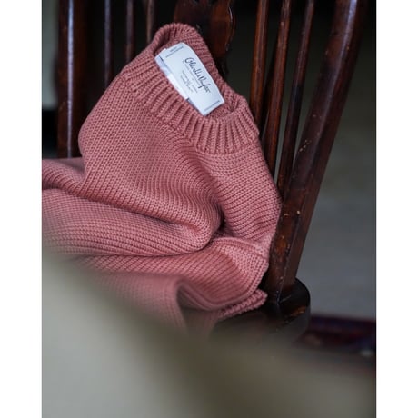 Olde H & Daughter Ex. WOOSTED WOOL CREW NECK P/O